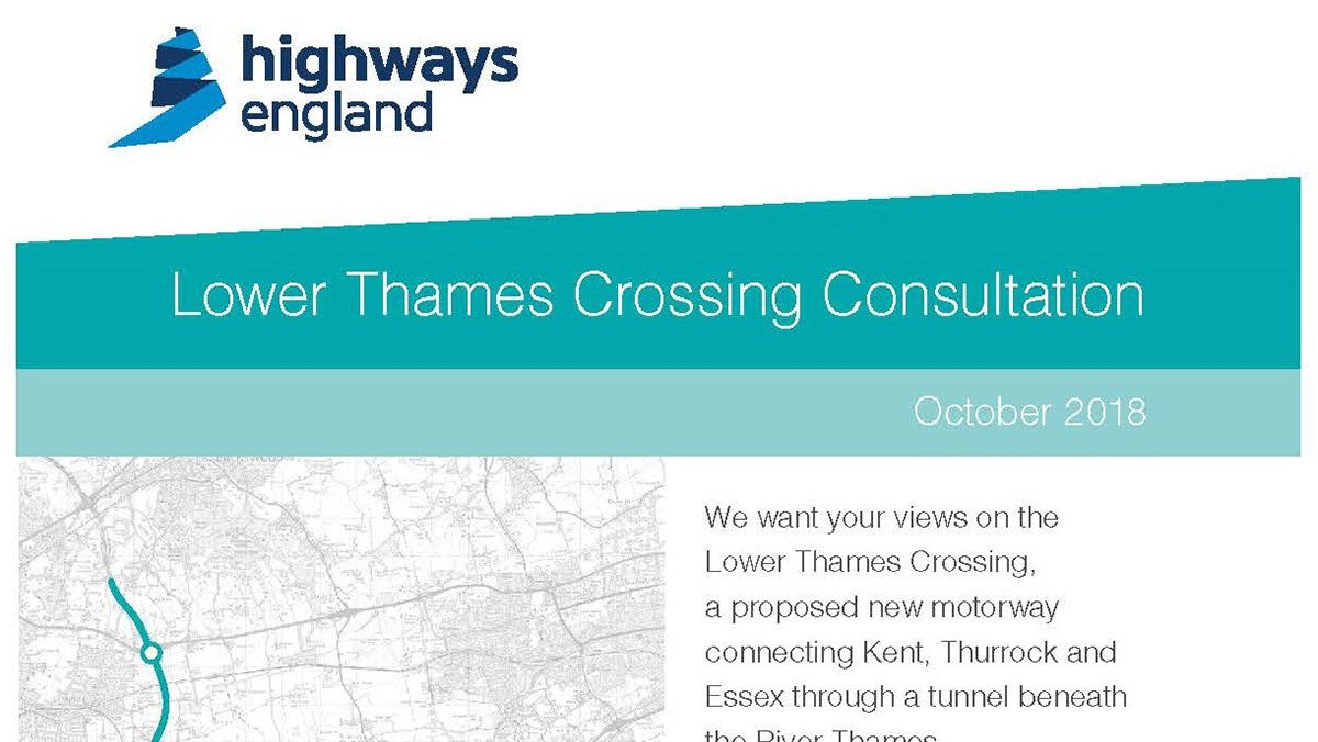 Lower Thames Crossing - mailing leaflet 2018