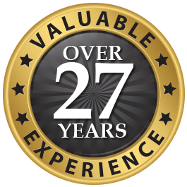 Valuable Experience Over 27 Years