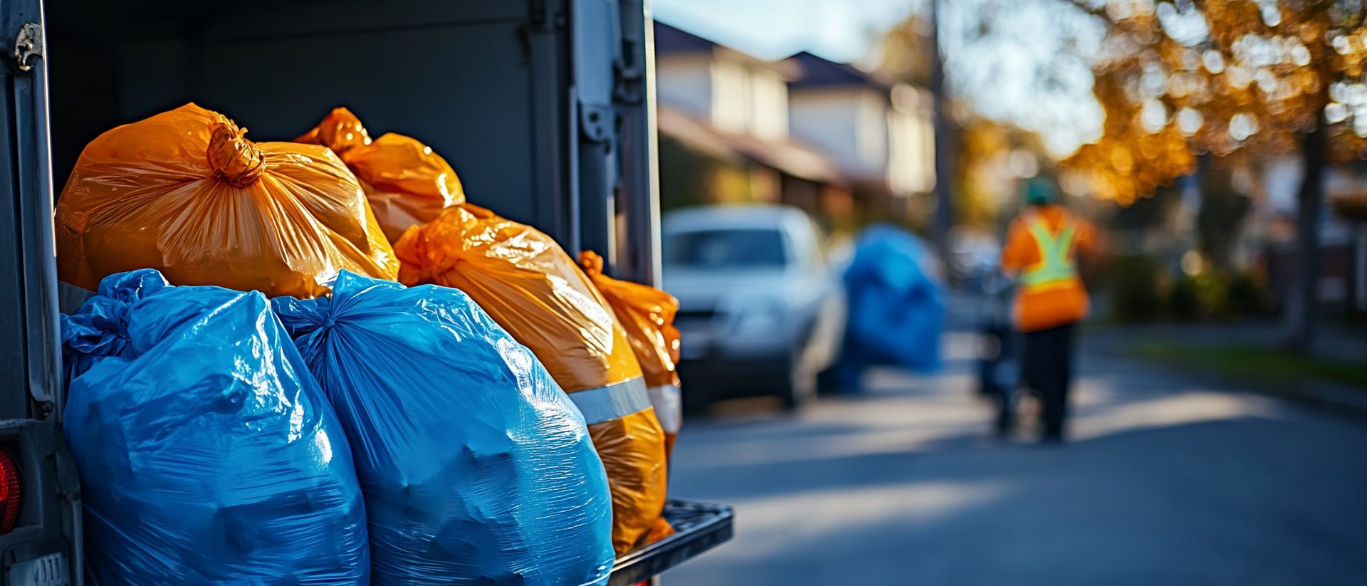 Junk removal services in the fall