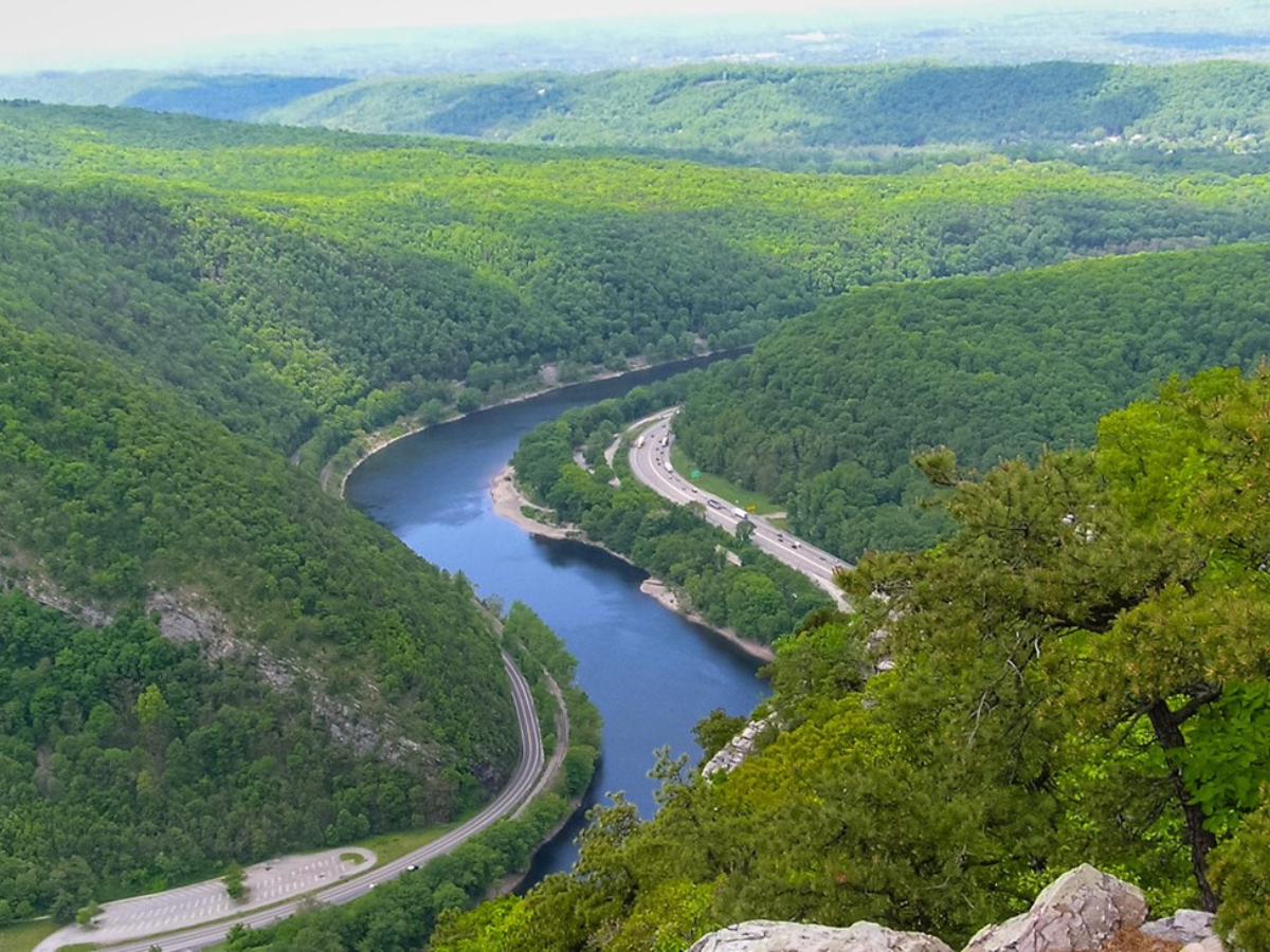 Deleware watergap in the Pocono Mountins