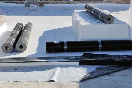 TPO & PVC Roofing Materials Ready for Installation