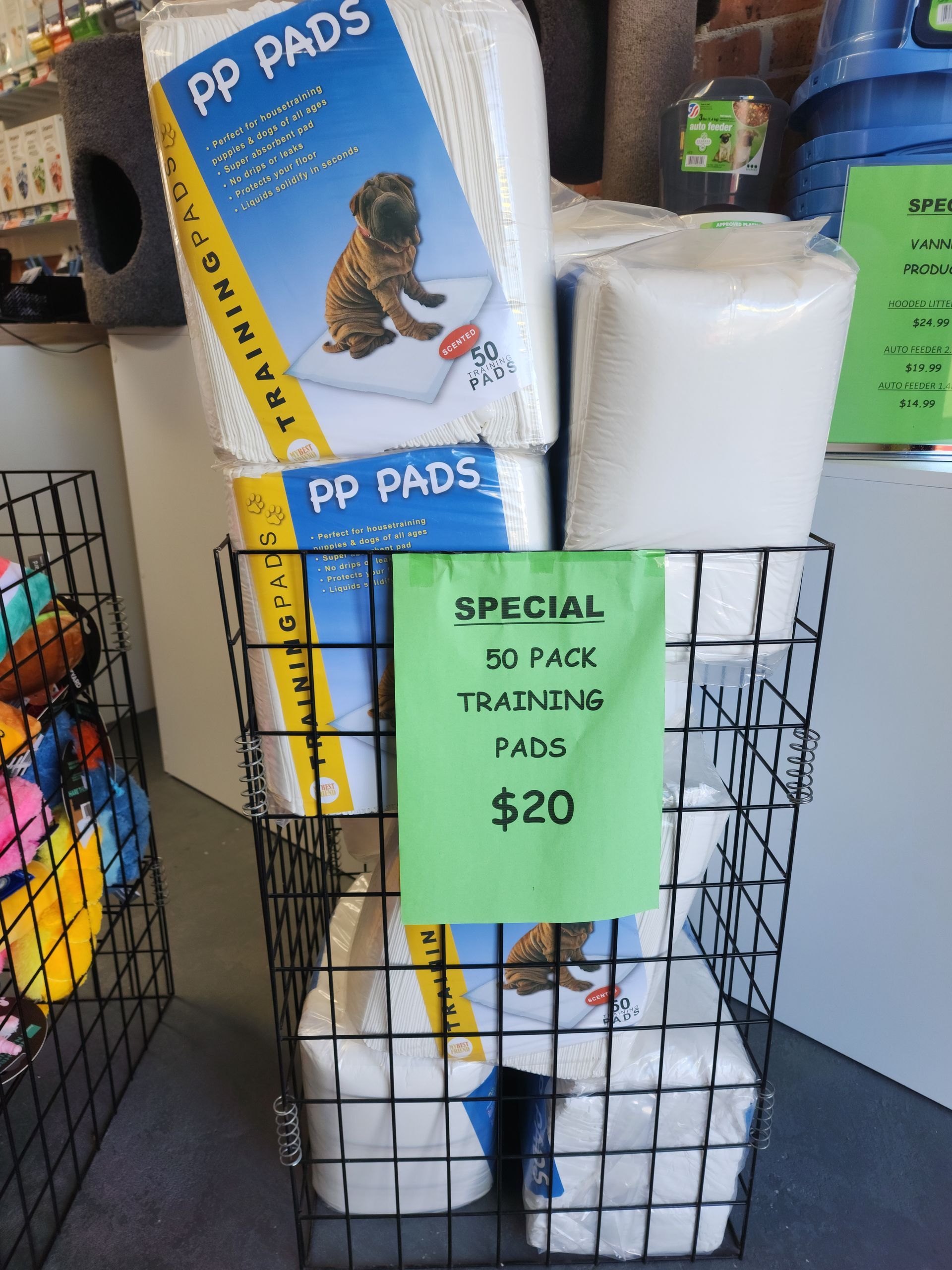 50 Pack Pee Pads $20