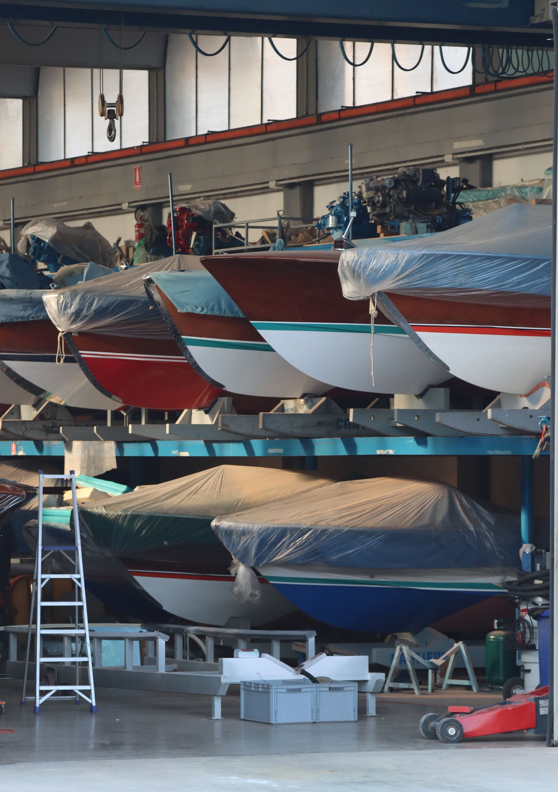 Covered boat storage