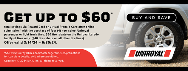 Uniroyal Promo | 55 Tires and Service