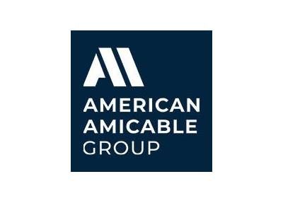 American Amicable Group logo: white