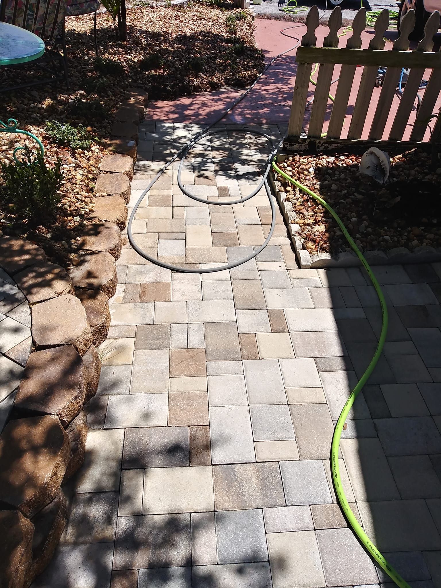paver pressure washing