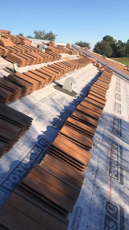Tile roof installation in Wesley Chapel Florida