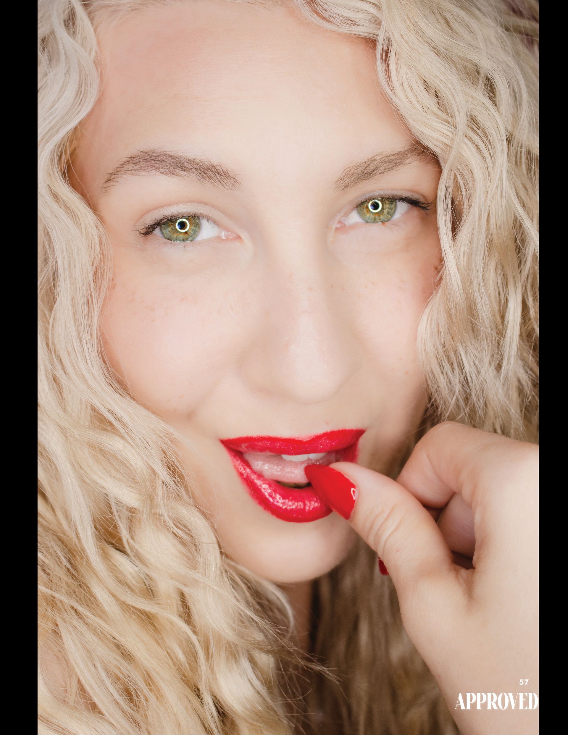Model LP in Approved magazine October 2025 Shot by Verity Visions in Salem Oregon 