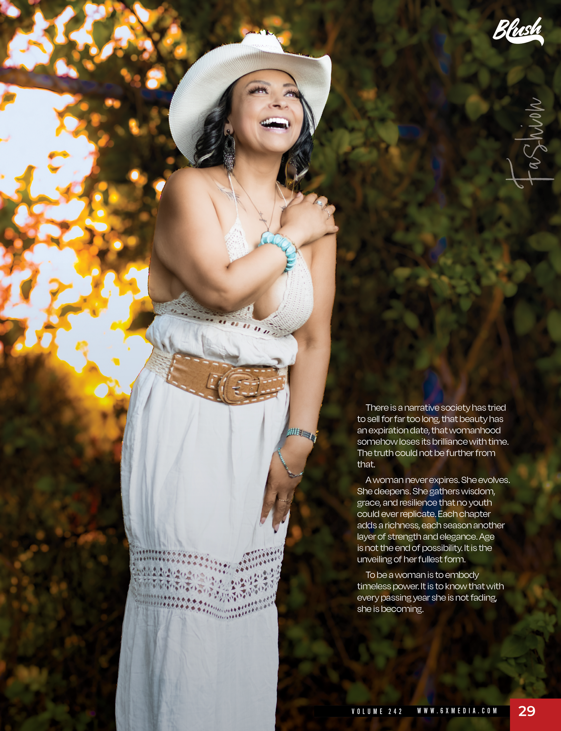 Elegant editorial portrait of a woman just before her 50th birthday, captured by Verity Visions to c