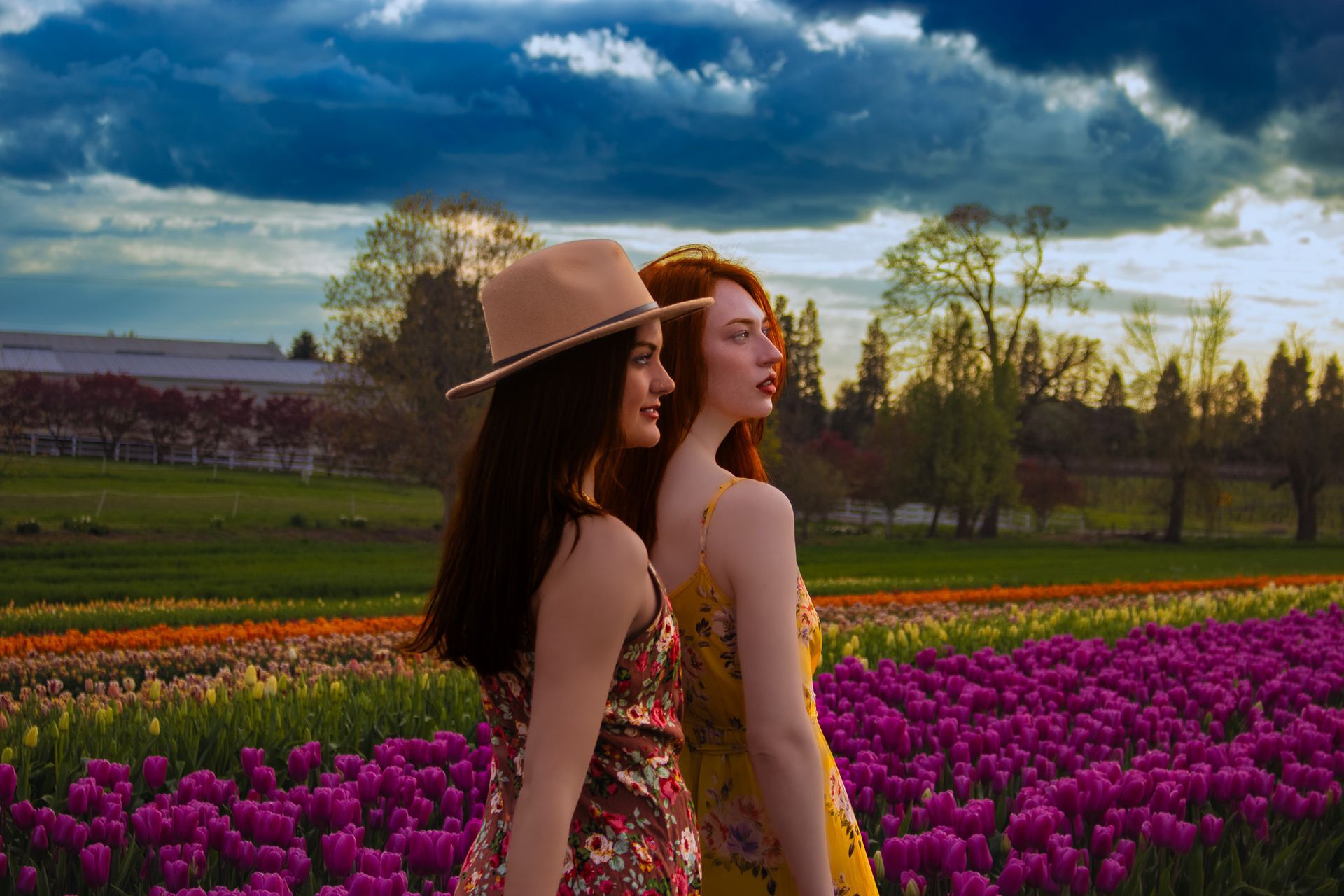 Editorial model portrait photographed in natural light for a professional portfolio session in Salem Oregon