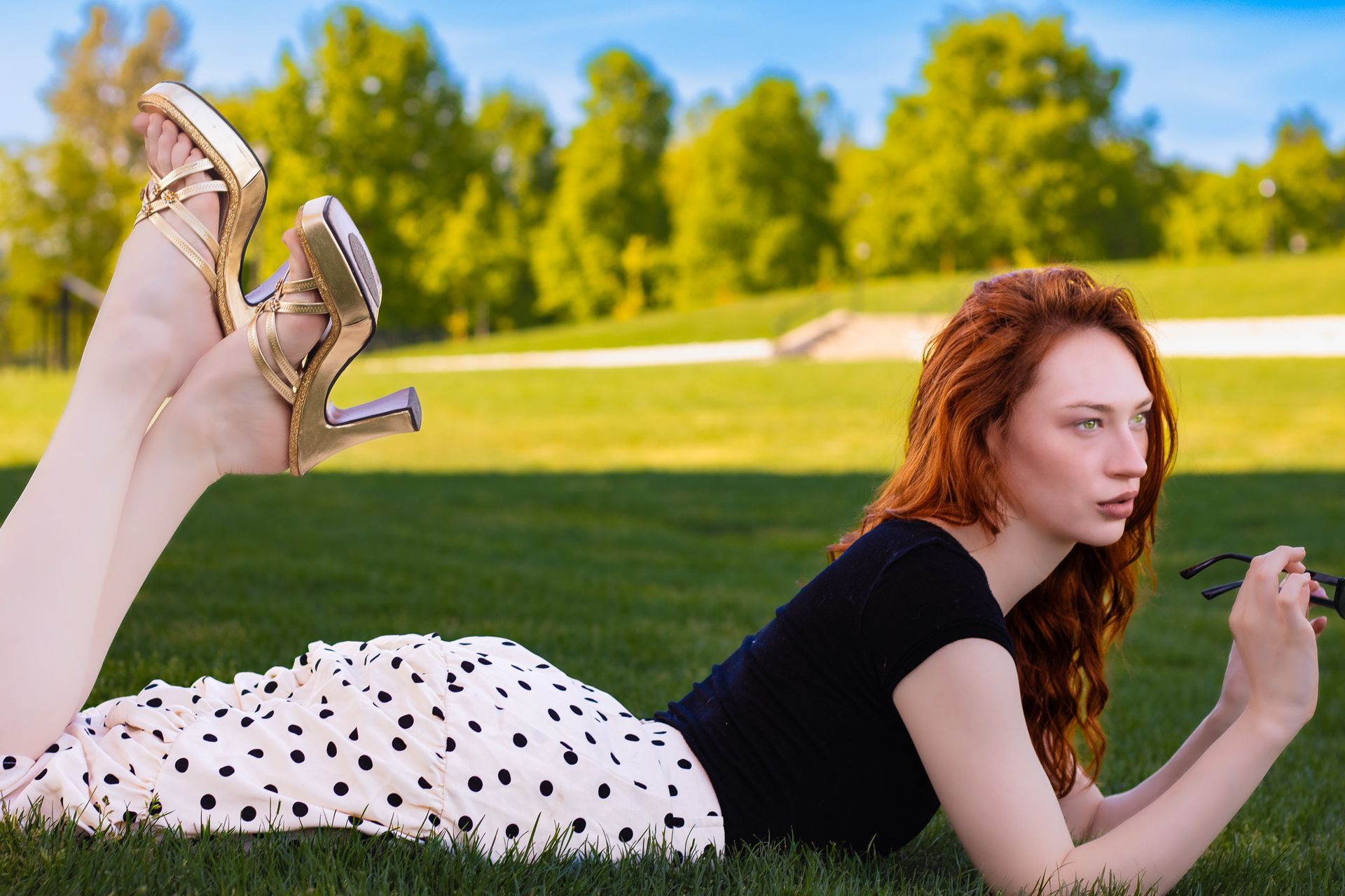 Riverfront park with model Kiera Brown shot by Verity Visions