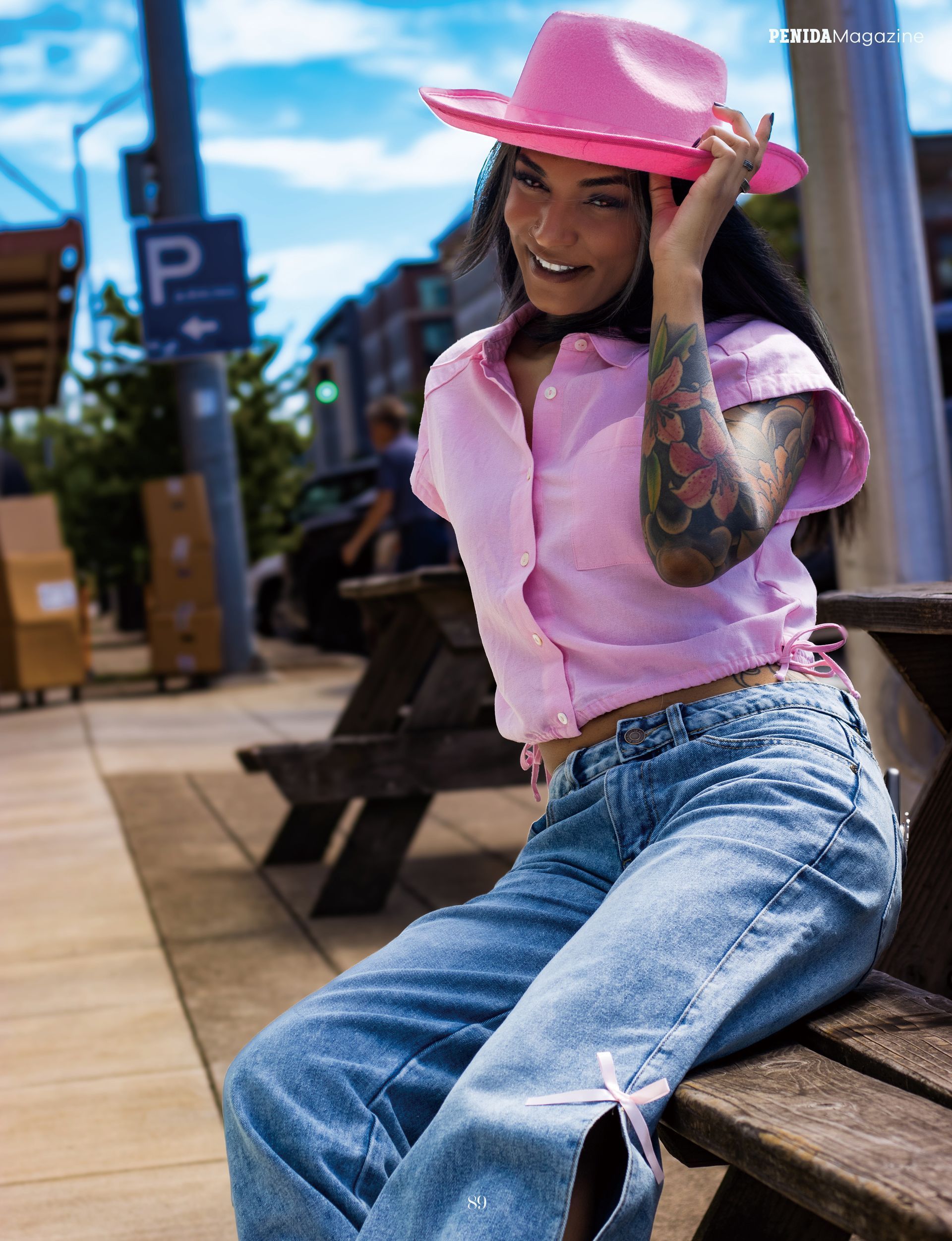 Editorial model portrait photographed in natural light for a professional portfolio session in Salem Oregon