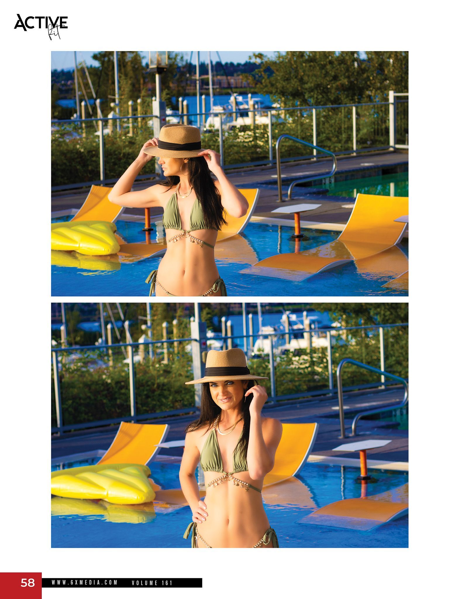 Shelby featured in Active Fit Magazine March issue fitness editorial photographed by Verity Visions in Portland Oregon