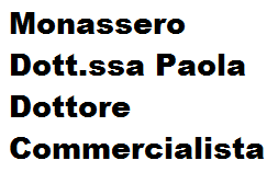 MANASSERO PAOLA DOTTORE COMMERCIALISTA LOGO