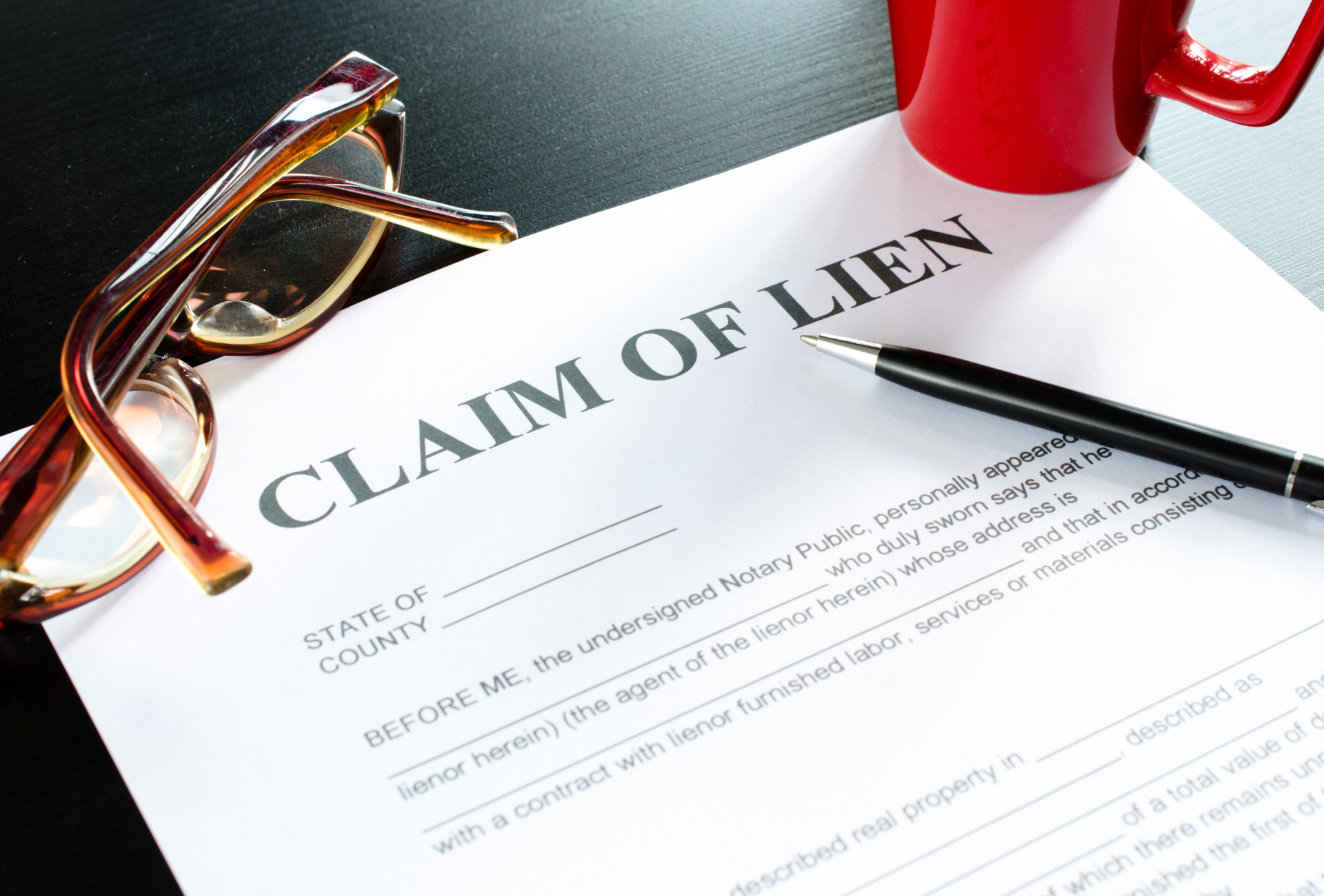 Preparation, Filing, & Certified Mailing of Construction Liens