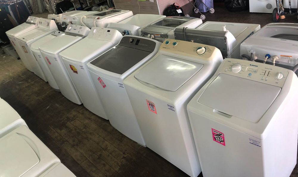 Rows Of Washing Machines — Appliance Repair in The Entrance, NSW