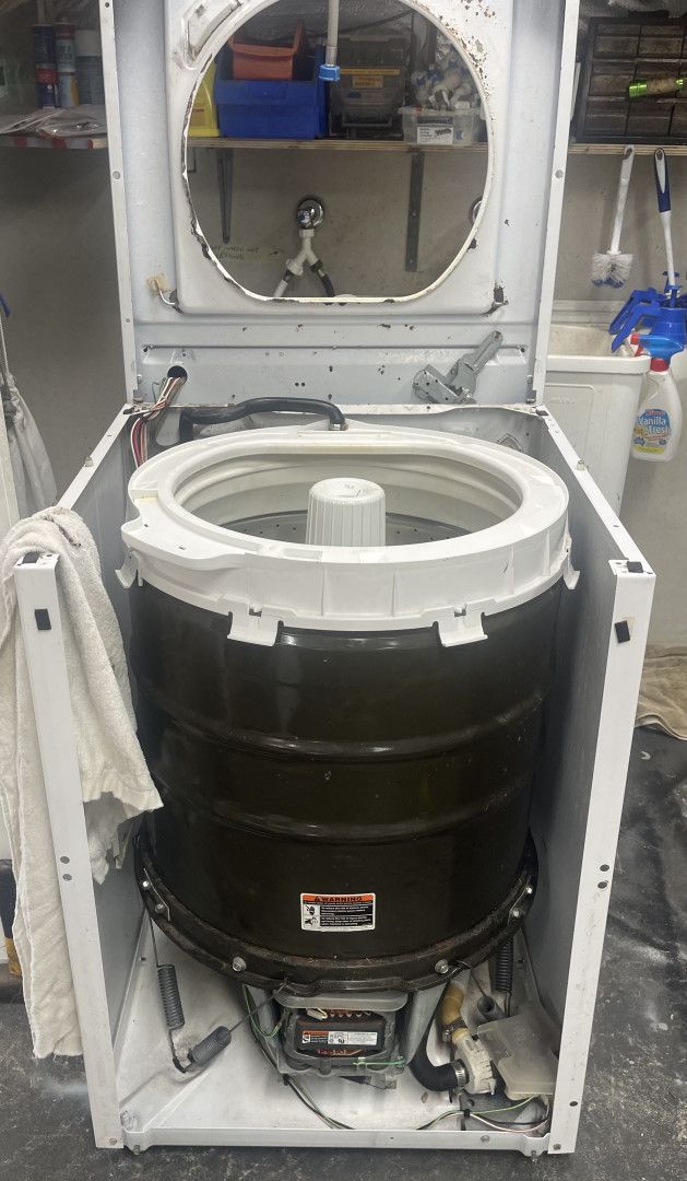 Washing Machine Being Repaired — Appliance Repair in The Entrance, NSW