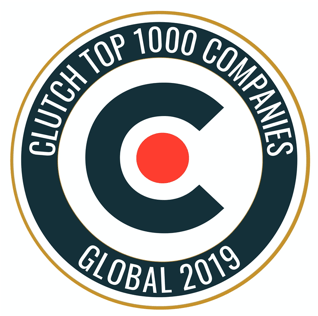 logo for Clutch Top 100 Companies - Spin Creative Named in Top 1,000 B2B Service Providers by Clutch