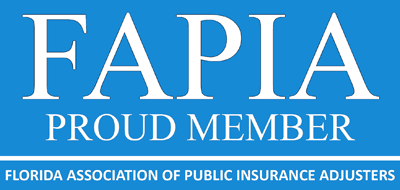 FAPIA logo: white letters on a blue background. 