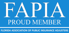 FAPIA logo: white letters on a blue background. 