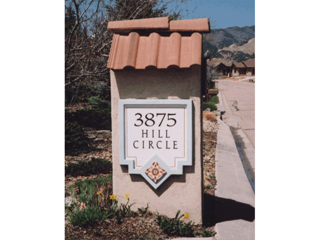 Ceramic tile on layered frame