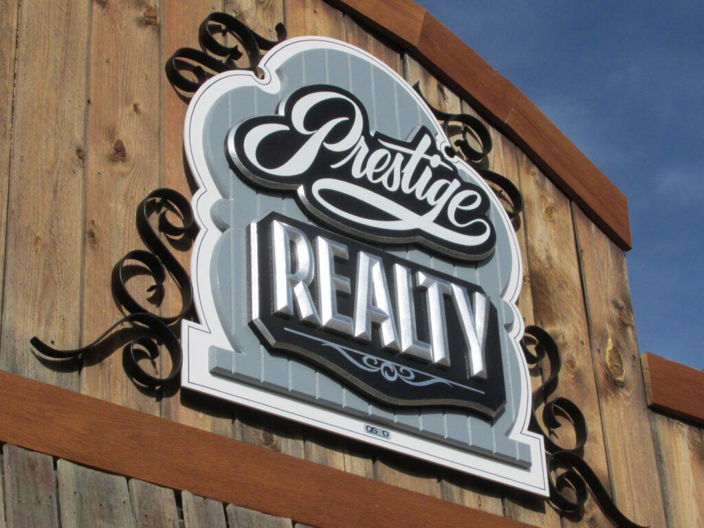 Hand carved 3D letters