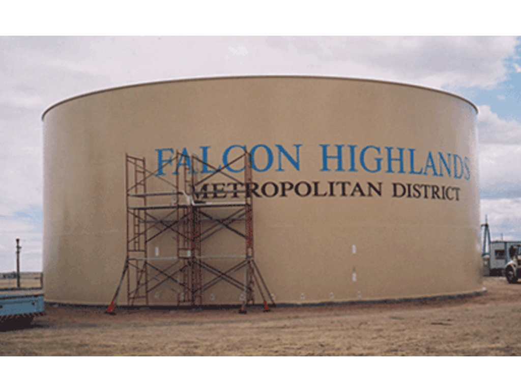 Hand lettered water reservoir