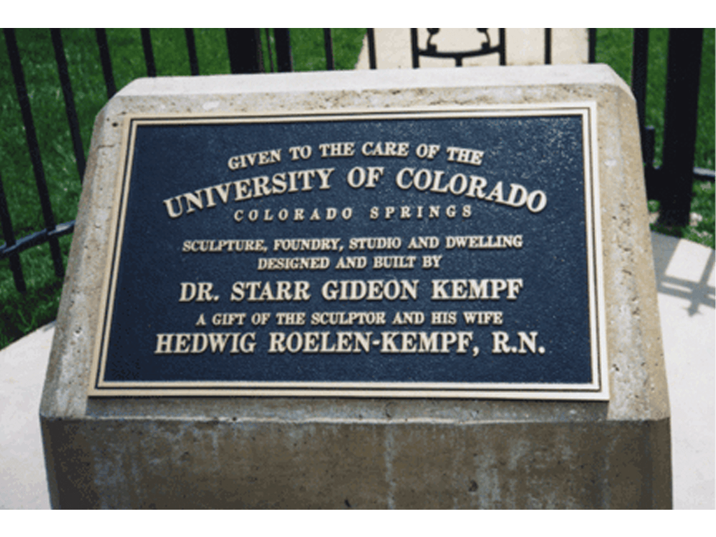 Heavy duty, commemorative bronze plaques