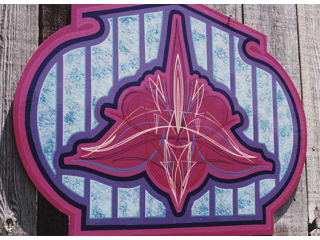 Original and unique pinstriping