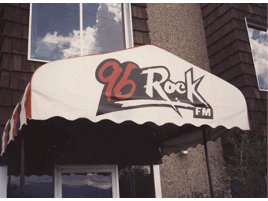 Vinyl or canvas door or window awnings