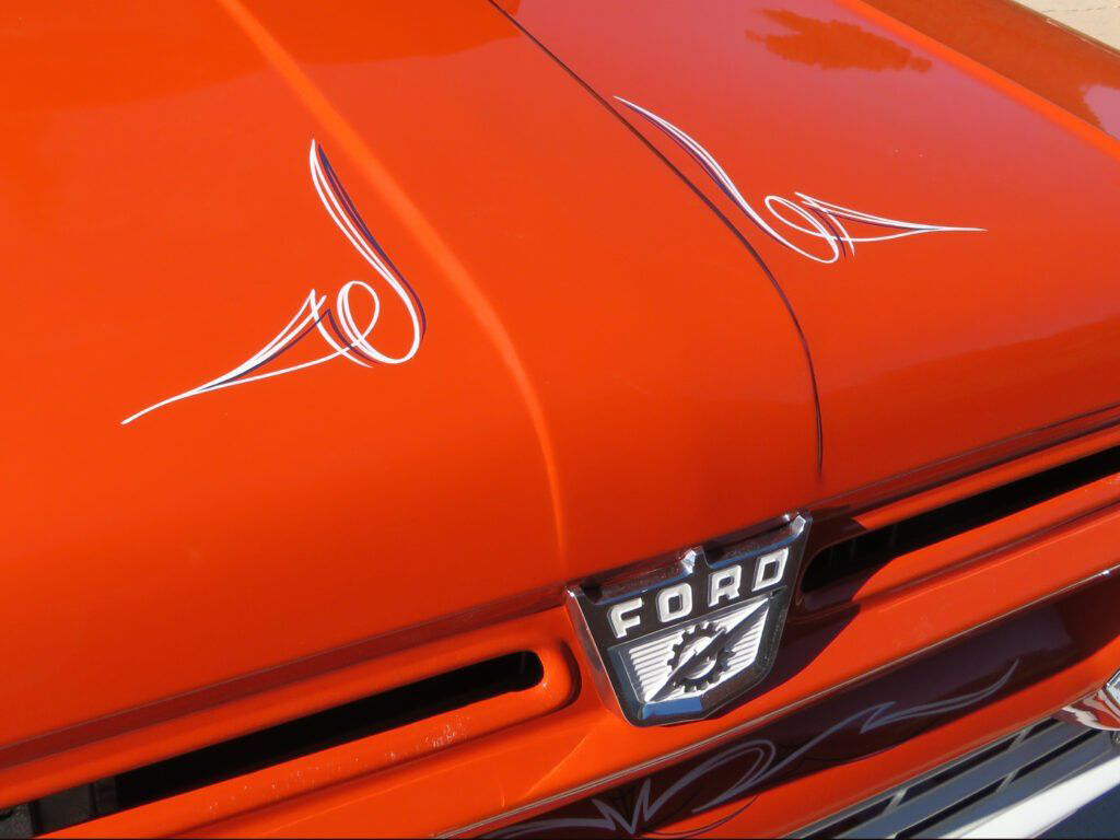 Vintage collector truck nose art