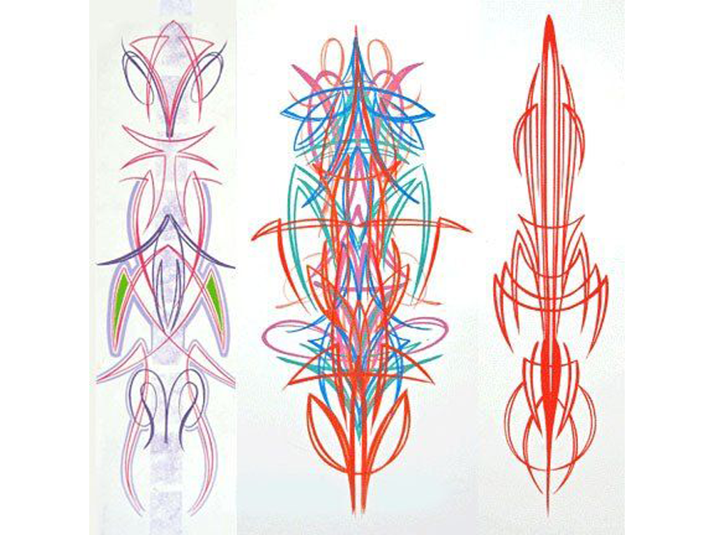 Pinstriping variations
