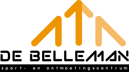 A logo for de belleman sport en ontmoetingscentrum