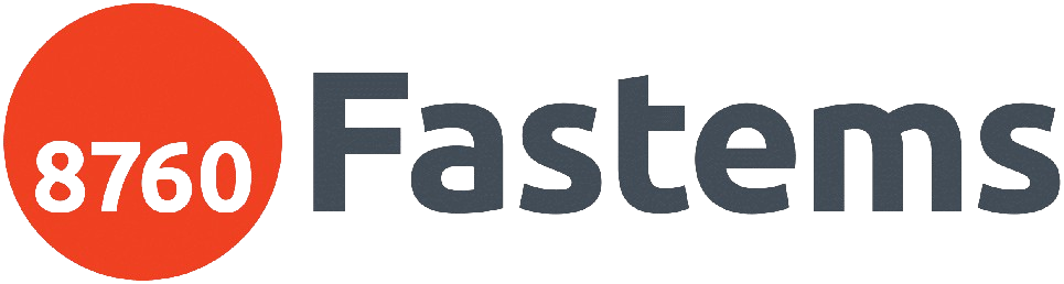 Een logo voor fastems met een rode cirkel eromheen