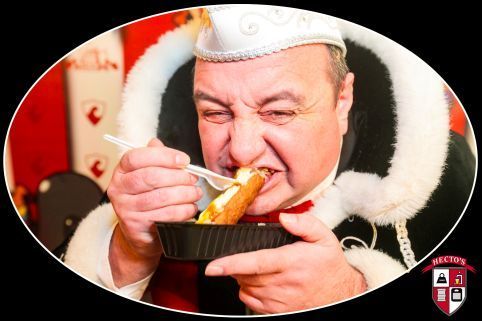 Een logo voor hecto's heeft een schild met een gewicht van 100kg erop