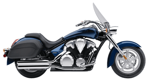 Blue Motorcycle Vector Photo
