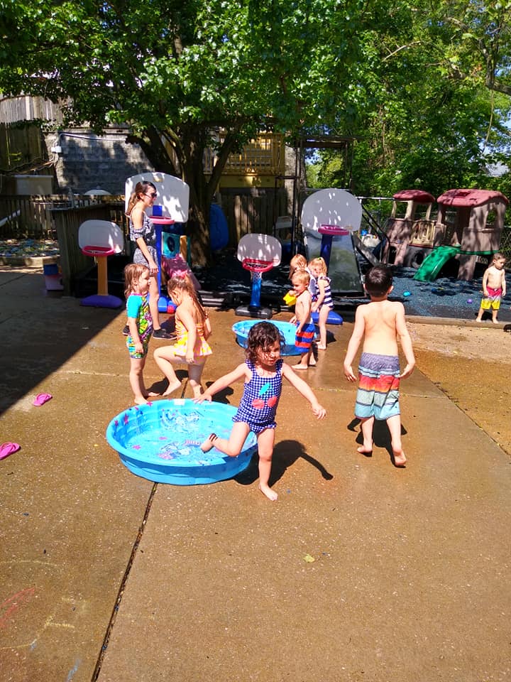 Kids Playing With Water  — St. Louis, MO — Sappington Child Care Center & Summer Day Camp
