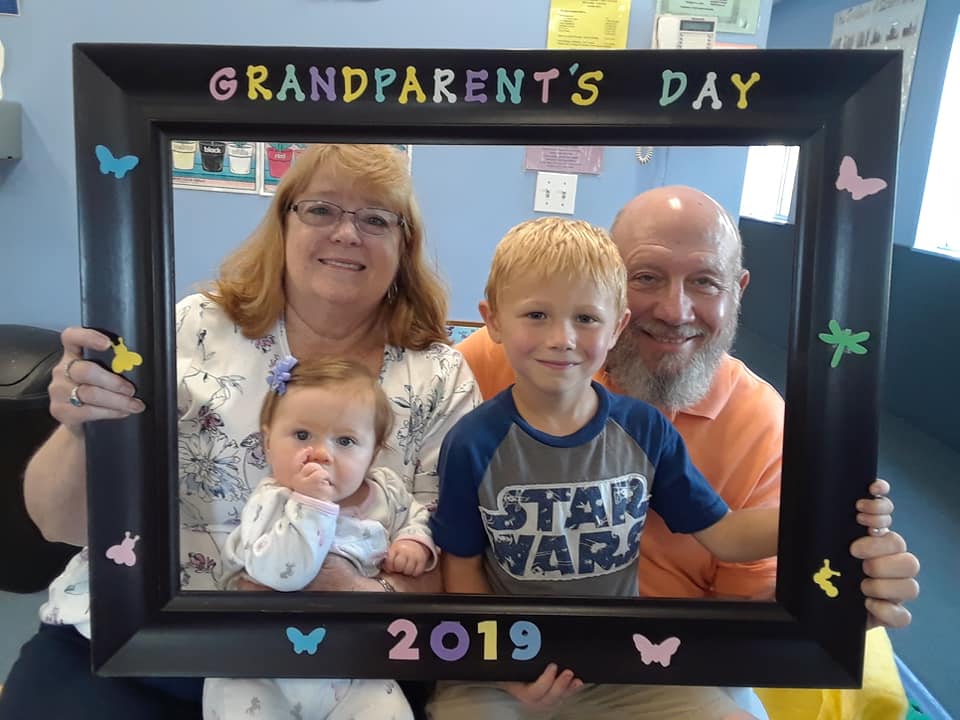 Grand Parent's With There Grand Child — St. Louis, MO — Sappington Child Care Center & Summer Day Camp