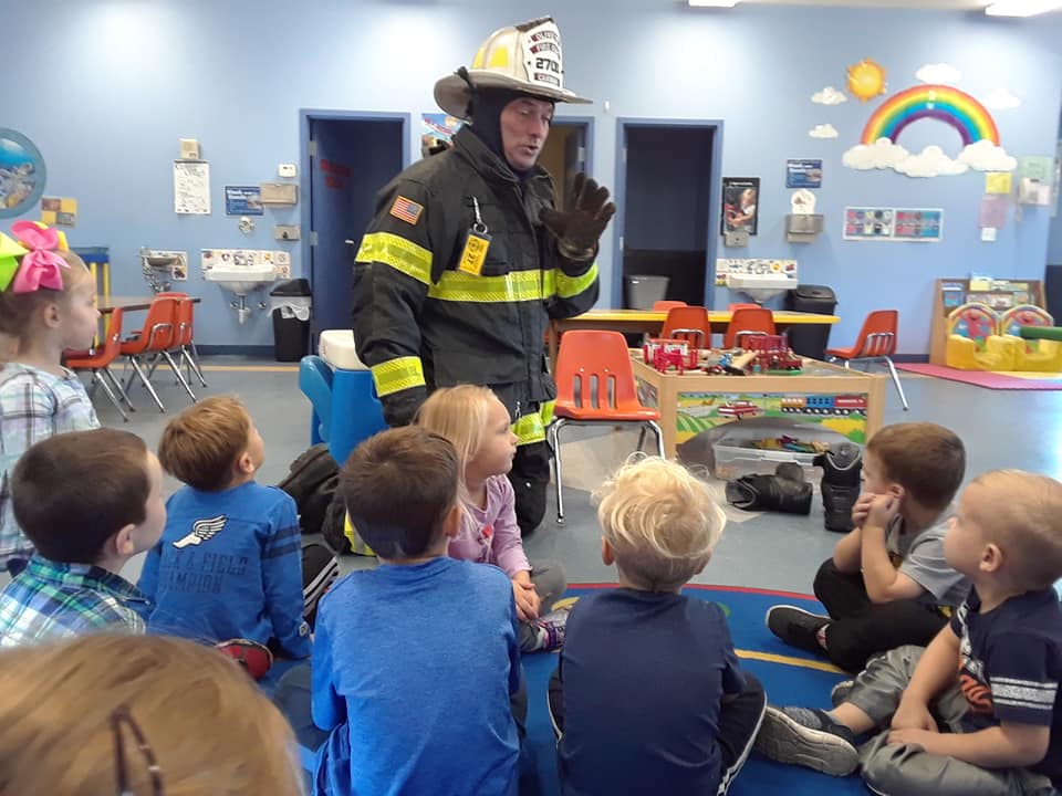 Fireman on The Daycare Center — St. Louis, MO — Sappington Child Care Center & Summer Day Camp