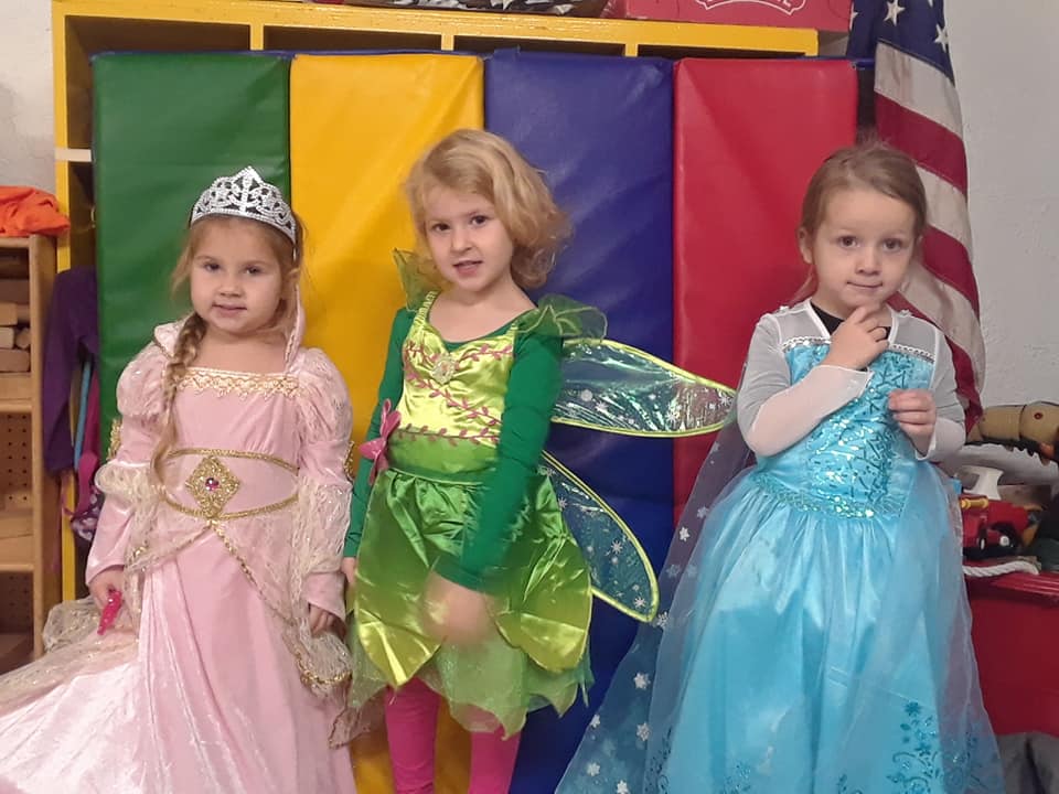 Girls on Halloween Party — St. Louis, MO — Sappington Child Care Center & Summer Day Camp