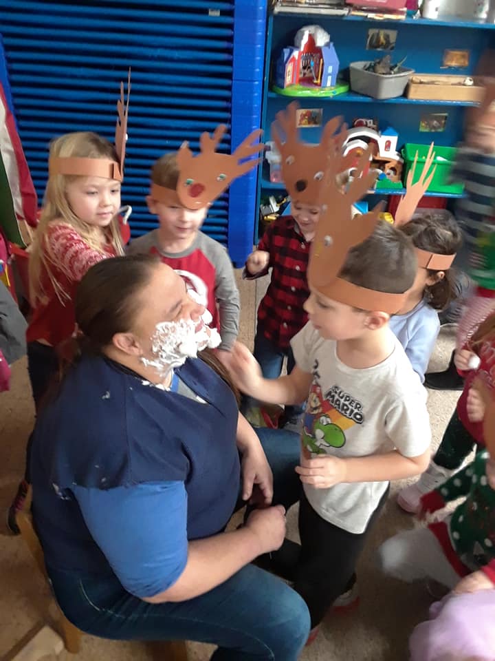 Kids Having Fun With There Teacher — St. Louis, MO — Sappington Child Care Center & Summer Day Camp