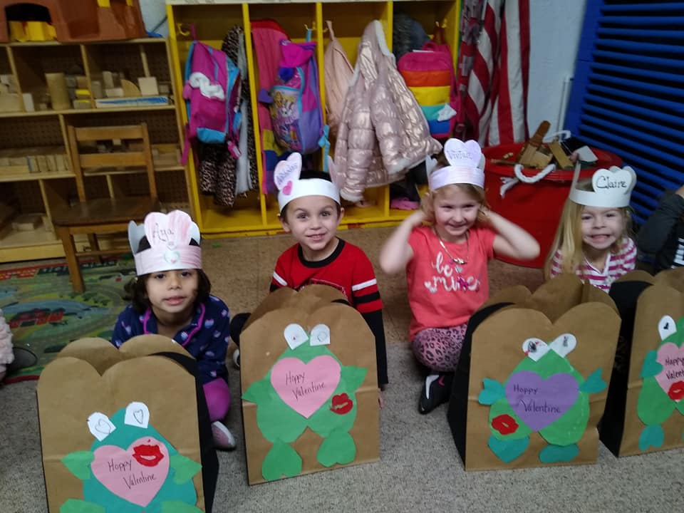 Kids on Valentines Day — St. Louis, MO — Sappington Child Care Center & Summer Day Camp