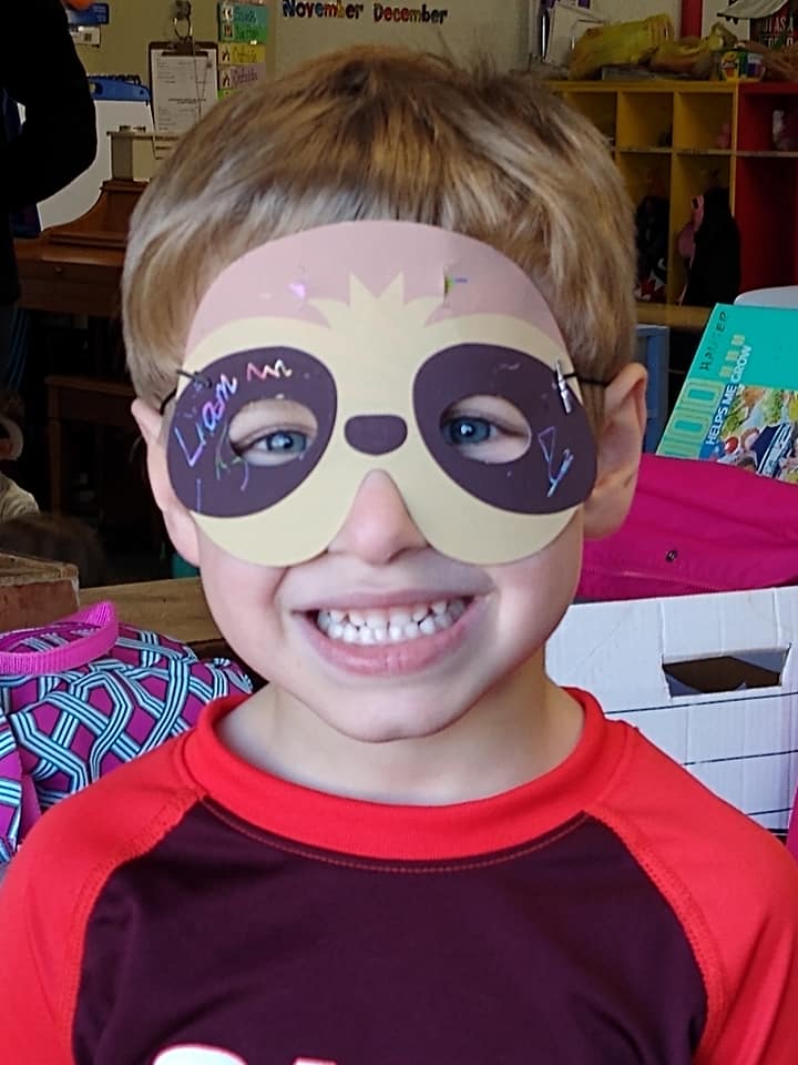 A Boy With Monkey Mask — St. Louis, MO — Sappington Child Care Center & Summer Day Camp