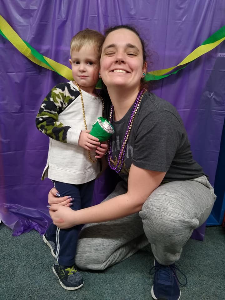 Teacher And The Student Smiling on Camera — St. Louis, MO — Sappington Child Care Center & Summer Day Camp
