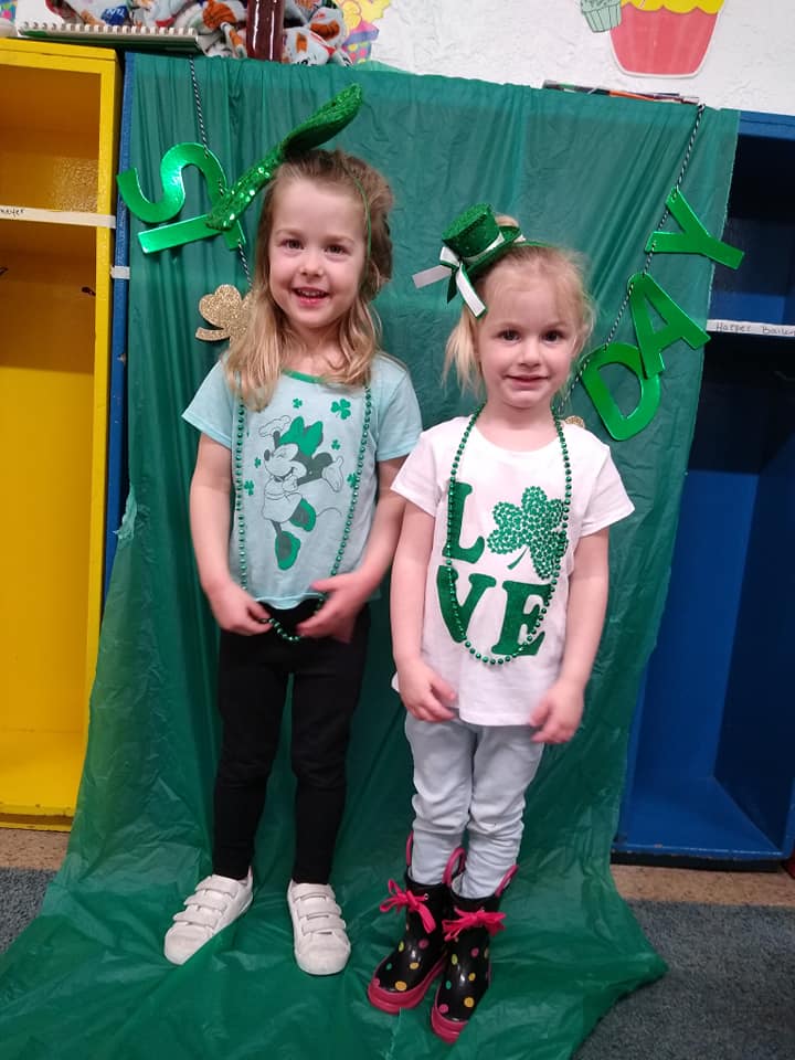 Two Cute Girl Smiling on Camera — St. Louis, MO — Sappington Child Care Center & Summer Day Camp