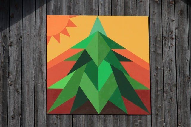 Geometric Christmas Tree Signage — Shawano, WI — Raddant Electric Service Inc