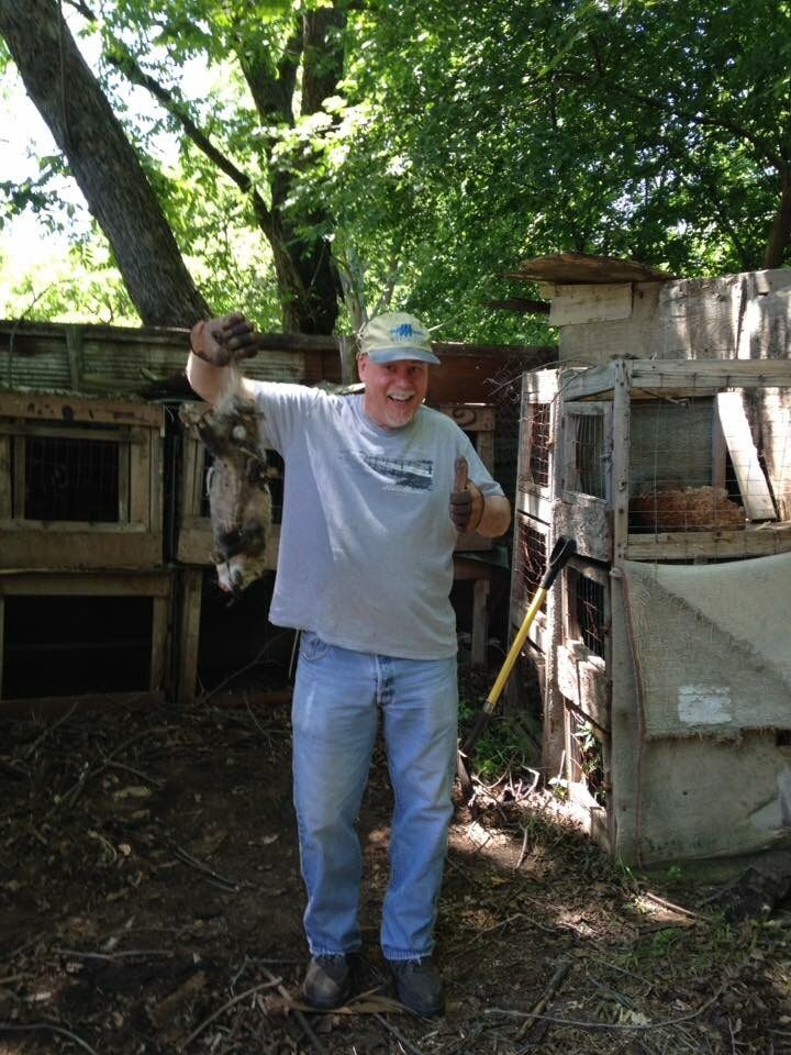 Old Man Holding Dead Animal – Dallas, TX – Artstillery