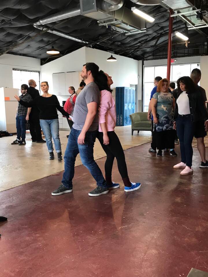 Peopel Moving While Facing Backward – Dallas, TX – Artstillery