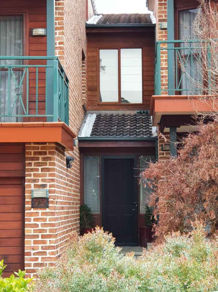 brick wall exterior of a house
