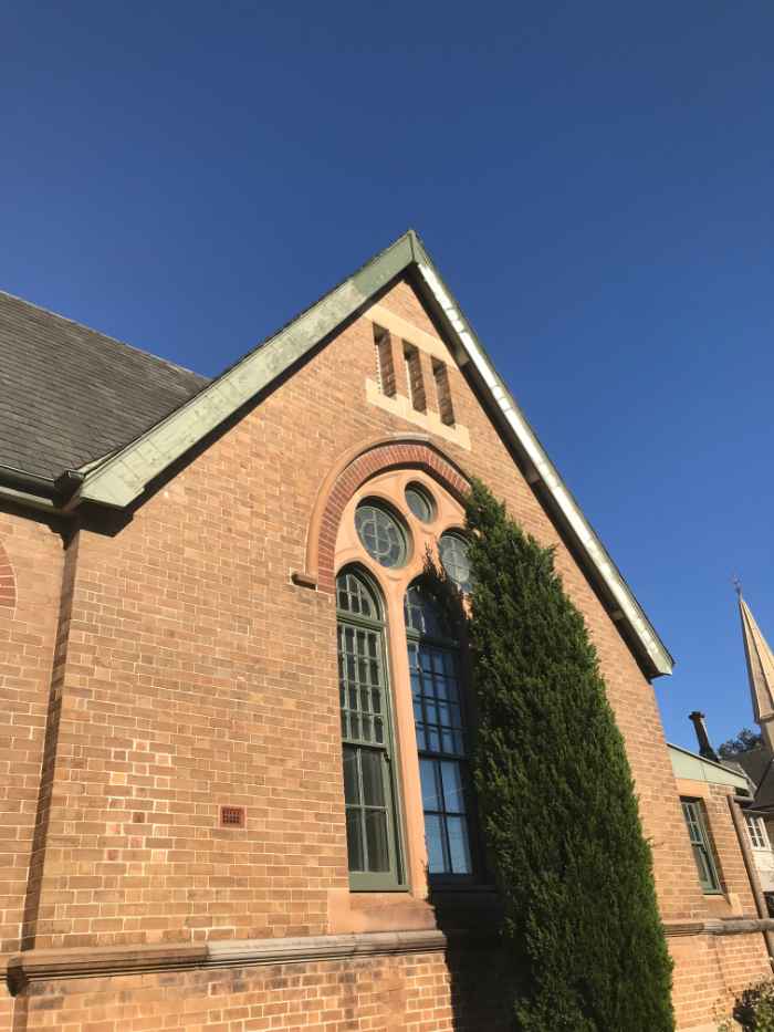 brick wall of a house